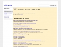 The transistor radio directory
