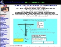 Snapshot of 6 meters Delta Loop - KK5ID showing the key part of the resource