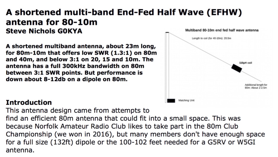 Efhw Antenna Antennas End Fed End Fed Half Wave Antenna