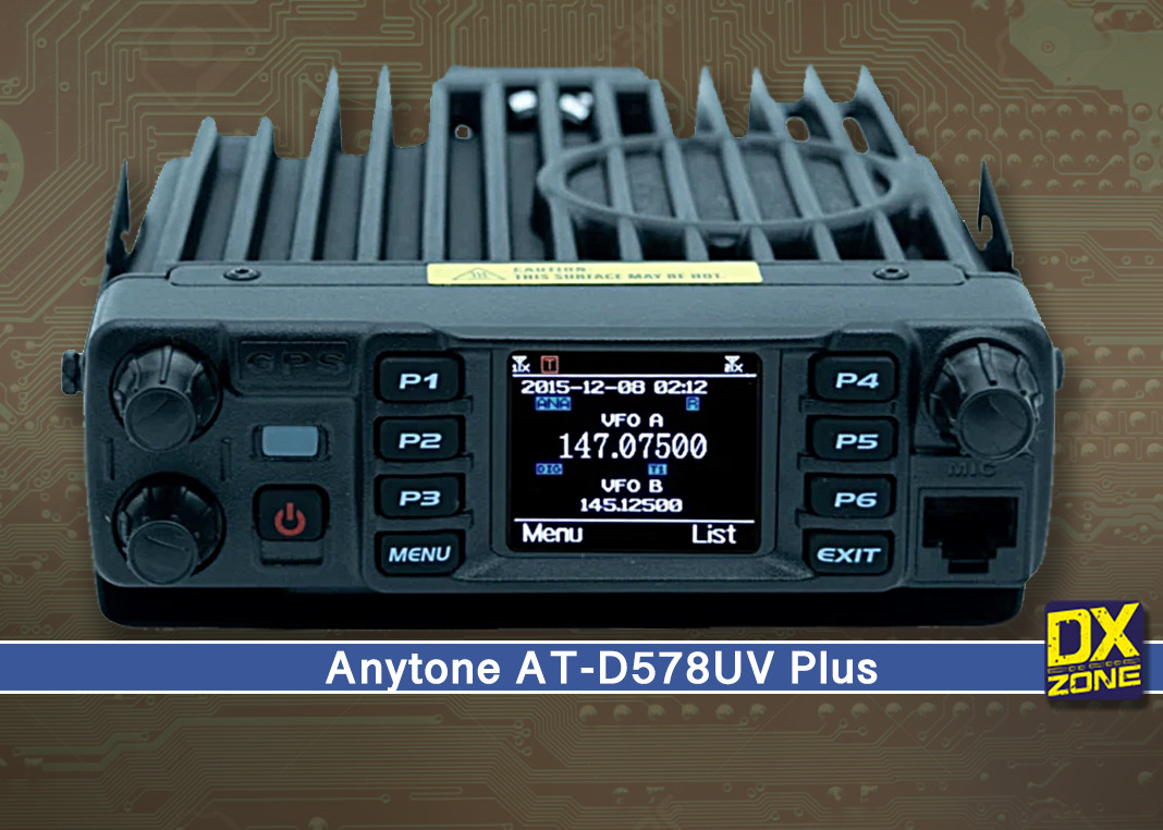 Anytone AT-D578UV Plus Dual Band DMR Mobile Transceiver