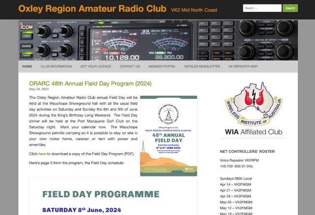 Oxley Region Amateur Radio Club 
