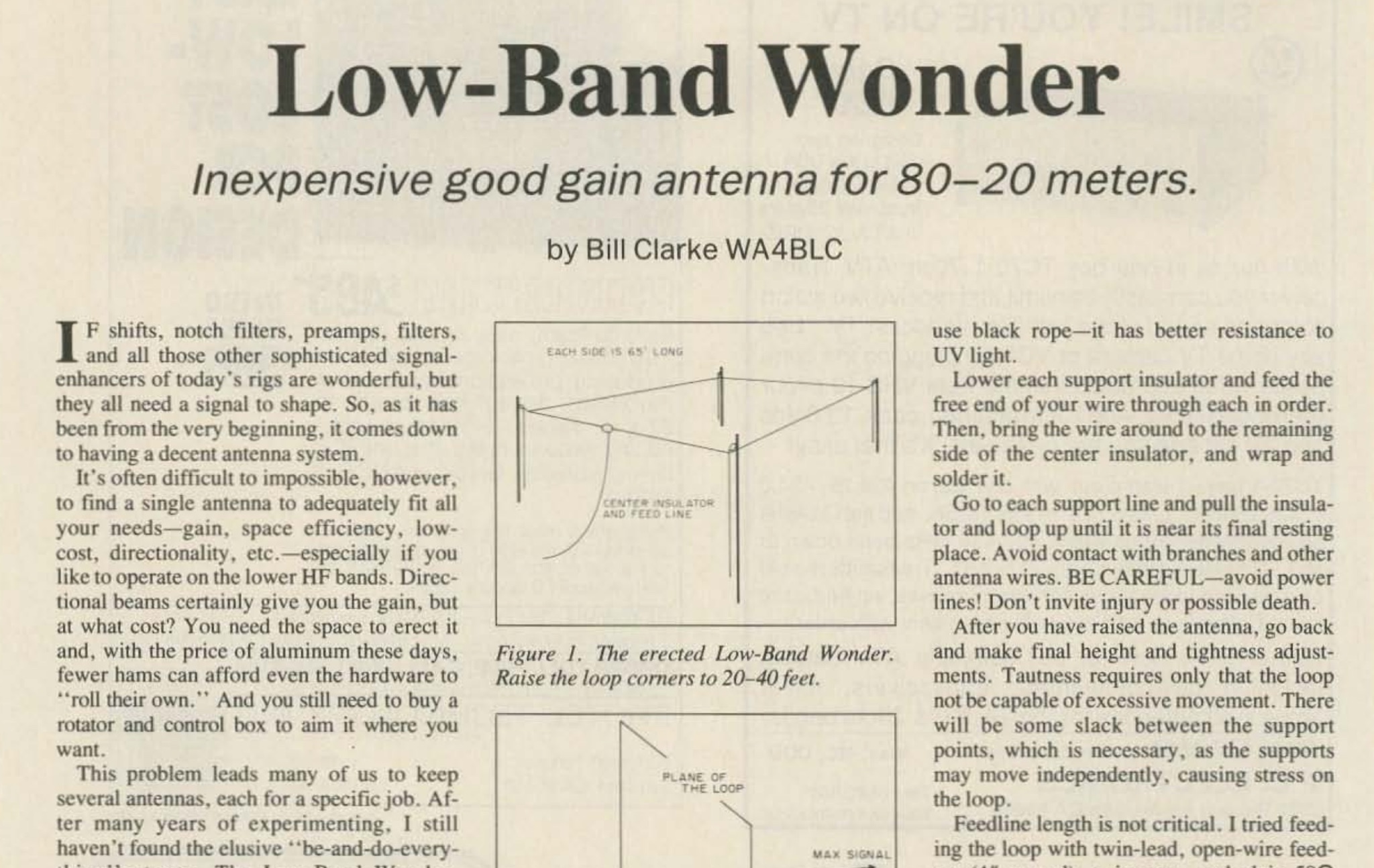 Low-Band Wonder - Wire Loop Antenna