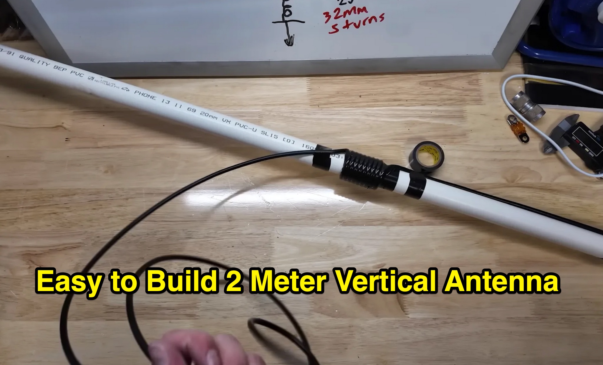 Easy to Build 2 Meter 146 MHz Vertical Antenna Guide