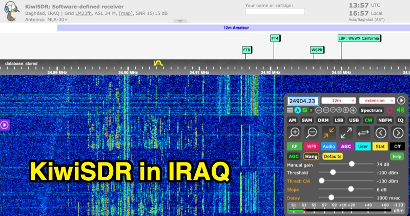 KiwiSDR in IRAQ