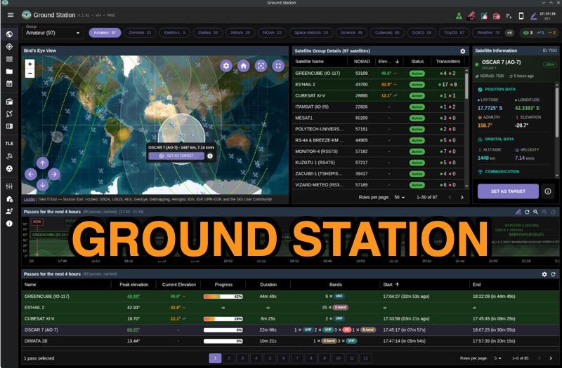 Ground Station Satellite Tracking Software