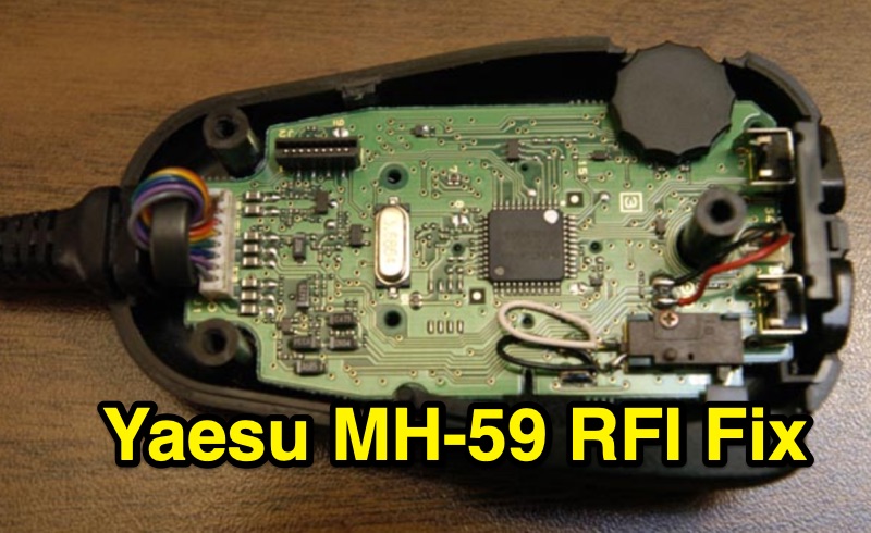 Yaesu MH-59 RFI Fix