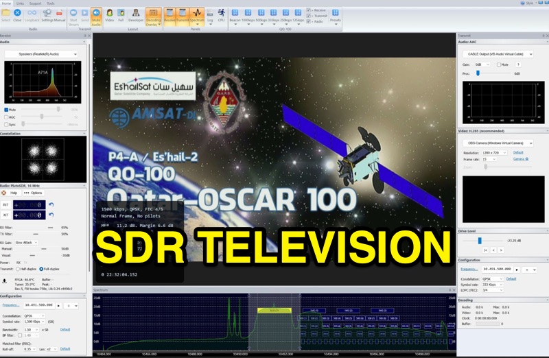 SDR Television for QO-100