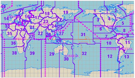 amateur radio grid map